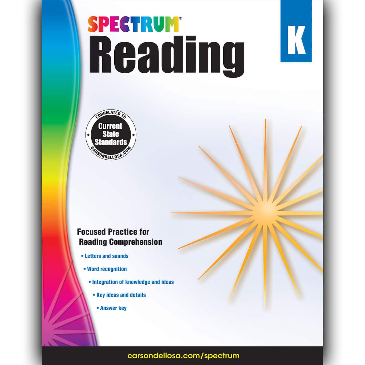 Spectrum&#xAE; Paperback Reading Workbook, Grade K